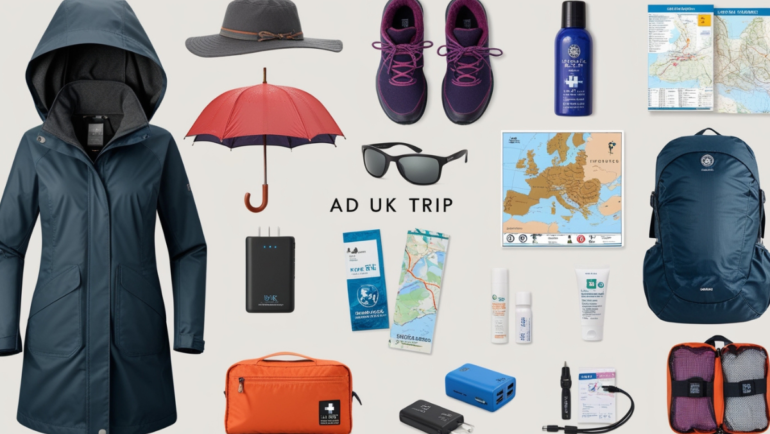 Packing List for UK trip