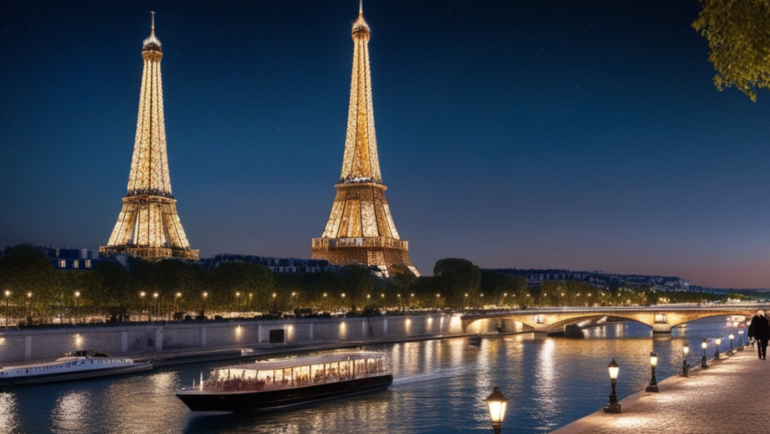 Paris Night Time Attractions