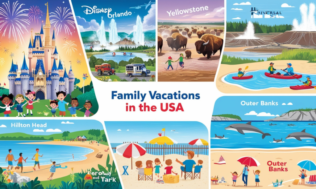 Top Destinations for Family Vacations in the USA