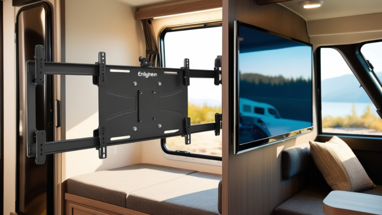 Universal TV mount for 24 for Enlighten travel trailer