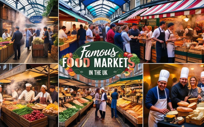 Famous food markets in the UK