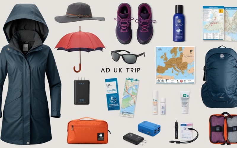 Packing List for UK trip