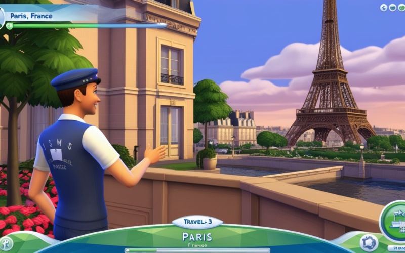 Sims 3 crashes when traveling to Paris, France